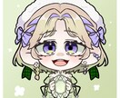 量産型のミニキャライラストお描きします 推し石や誕生石を持たせよう！商用利用込み！ イメージ3