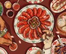 イラストやデザインを作成致します 商品のタグデザインやシール、挿絵、アイコン等お受け致します。 イメージ3