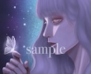厚塗りで耽美、幻想的なイラストを作成します 【商用利用可】MV、KV、サムネ、表紙イラスト、立ち絵など イメージ4