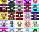 SNS等に使える二頭身イラスト描きます VTuberイラスト多数経験あり！細かい衣装も得意です！ イメージ2