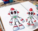 子どもの絵を立体化｜オーダーメイドフィギュア作ます 誕生日・成長記念・卒園卒業祝いに。完全手作りの一点物です イメージ4