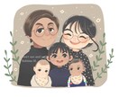 優しい雰囲気のある似顔絵描きます 優しく、あたたかみのある絵柄で似顔絵描かせてください! イメージ6