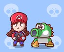 SNSアイコン描きます POPイラストをアイコンにしたい方に！！ イメージ1