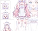初心者向け！Vtuber高品質2Dモデリングします 修正無制限、あなたの理想のモデルをコミコミ価格で制作します！ イメージ4