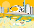 景色などをデジタル画で描きます 旅行の記念としてもおすすめ！個展開催経験者が描きます♪ イメージ8