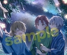 ご要望に反ったイラストをお描き致します SNS用アイコン/動画用イラスト/一枚絵等 イメージ8