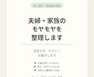 24時間チャット　夫婦・家族のモヤモヤを整理します まずは気持ちの整理を。その気持ちはなんなのかを整理します。 イメージ1