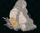 繊細で綺麗なペン画(線画)イラスト描きます 挿絵やMV等イラストが必要な場面に! イメージ5