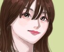現役大学生！うるっと可愛い似顔絵描きます 写真を元に少し可愛く仕上げます！リアルさと2次元の間を！ イメージ5