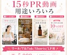 SNS用リール・15秒PR動画を制作します 写真からリール・TikTok・ショート用の縦型PR動画を制作 イメージ2