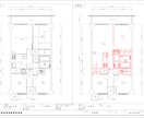 JWCADで間取り図や既存図等を作成します 間取り図(ﾘﾉﾍﾞｰｼｮﾝ込み)等をCADで描いて欲しい方！ イメージ3