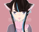 大人可愛いオシャレなSNSアイコン作成します ちょっと可愛いケモ耳もお描きします♡ イメージ1