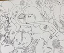 こんな世界観の絵を描きます 少し変わった絵が欲しい人。こんな絵が好きな人。 イメージ5