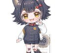 キラキラ可愛いミニキャラ描きます あなたのキャラをキラキラな可愛いミニキャラで描きます イメージ3