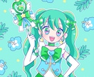 かわいい女の子や男の子のイラスト制作します SNS用画像/アイコン/配信活動/似顔絵などに イメージ6