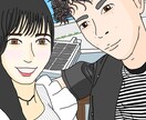 トレースでSNS用アイコン描きます あなたの似顔絵をプチ盛りで描きます♪ イメージ4