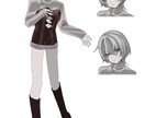 表情無料あり　TRPG等に使える立ち絵描きます 表情豊かな立ち絵のイラストを描きます！ イメージ2