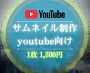 動画編集者がYouTubeサムネイル制作します 迅速・丁寧｜見やすいサムネイルを作成 イメージ1