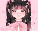 可愛いちびキャラ・似顔絵描きます SNSでの顔になるアイコンを可愛く書かせて頂きます！ イメージ1