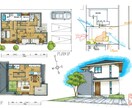 建築士が描く！新築住宅の手描きパース等を提供します 新築祝いに最適！世界に一つだけの“建築士の描く暖かさ”を。 イメージ2