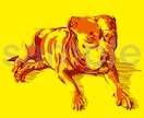 ペットなどの動物のデジタルイラスト描きます 写真を元に動物のカラフルなデジタルイラストを描きます。。 イメージ3