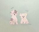 オイルパステルであなたの愛犬を可愛く描きます ゆるキャラ雰囲気とパステルカラーでアイコンにピッタリ！ イメージ4