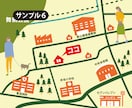 イラストを使った地図を作成いたします GoogleMAPを元に分かりやすい地図を作成いたします。 イメージ6