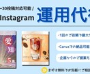 忙しい方にInstagram運用代行サポートします Canva納品OK！魅力が伝わる投稿づくりをお手伝い イメージ1