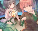 オリジナルイラストを制作いたします 創作活動、SNS、動画投稿、配信活動などにご利用いただけます イメージ2
