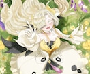 MV、ポストカード等の一枚絵描きます 美しいイラストをVtuberさんに イメージ10