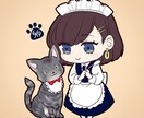 キラキラなミニキャライラスト制作いたします 一枚絵/アイコン/グッズイラスト等様々な用途に対応いたします イメージ5