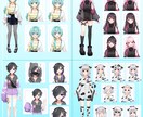Live2Dイラスト、モデリング作成承ります モデリングのみのご依頼でもOK！ イメージ6