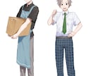 立ち絵制作致します 個性色々！あなただけの世界に一つの立ち絵です！ イメージ3