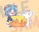 可愛いミニキャラ描きます アイコン、配信用イラストなど是非ご気軽に相談してください♪ イメージ7