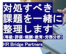 対処すべき人事・採用課題を一緒に整理します 人事コンサルがやれること・やるべきことの可視化に伴走します イメージ1