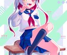 Vtuber・OCの一枚絵、立ち絵お描きします カラフルでポップ！かわいくてイキイキしたイラストならお任せ！ イメージ8