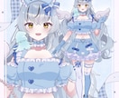 最短翌日！IRIAM◎きゅるんナース立ち絵描きます 配信で使える全身立ち絵！新衣装やデビューイラストに♡ イメージ14