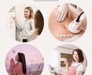 修正無制限！お写真からSNSアイコンを作成します 写真の加工・枠付けなど、お好みのデザインで画像加工いたします イメージ2