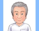名刺・SNSに使えるビジネス似顔絵を作成します 顔出し不要でも信頼感が伝わるビジネス用似顔絵です！ イメージ9