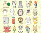 商用可！ゆるっと惹きつける個性的なキャラ作成します 【ゆるかわ、きもかわ、お好みに合わせてお作りいたします♪】 イメージ10
