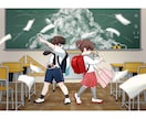 同人依頼 ✳︎ 児童書の表紙や挿絵，承ります 「懐かしさ」や「子供の世界」をお描きします イメージ6