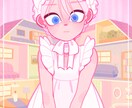 POPでかわいい1枚絵を描きます カラフルなイラストで人目をひきます！ イメージ4