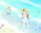 絵本みたいな一枚絵、描きます メルヘンやほっこりしたイラストを描かせてください♪ イメージ2