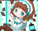 ミニキャラ・SD/可愛いゆるふわな女の子描きます 商用◎ふわふわなタッチが特徴◎他の垢と差別化できる！ イメージ3