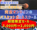 小、中、高校生　オンラインでバスケ指導します 〜あなたのパーソナルバスケットボールトレーナーになります〜 イメージ1