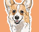 あなたのペットをイラストで残します グッズを作るのにもピッタリ！スケッチ風に仕上げます イメージ3