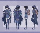 服飾が目を引く！立ち絵・キャラデザを作成します キャラの魅力を最大に引き出す、あなたの理想のデザインを作成 イメージ2