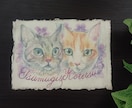 アンティークな雰囲気のペットの似顔絵作成します レトロな風合いがお洒落な色鉛筆の優しい似顔絵 イメージ10