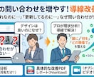 HPへの問い合わせを増やす導線改善を提案します 問い合わせが来ないのは、デザインのせいではありません イメージ1