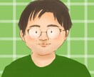 男性似顔絵アイコンをお描きします SNSアイコンなどにお使いいただける似顔絵アイコン イメージ2
